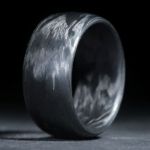 Karbonring gewickelt, matt, parallel innen/aussen gerundet
