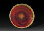 Fusing-Glas Schale rot, dichroic
