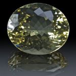 Goldberyll oval 49.63ct.