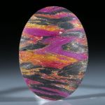 Karbon mit Glasfaser "V5", Cabochon oval,