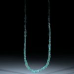 Turmalin Afghanistan, Collier aus naturbelassenen Kristallen