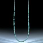 Turmalin Afghanistan, Collier aus Zylinderformen