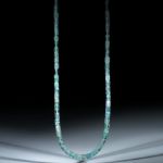 Turmalin Afghanistan, Collier aus Zylinderformen