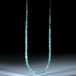 Turmalin Afghanistan, Collier aus Zylinderformen