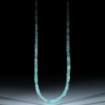 Turmalin Afghanistan, Collier aus Zylinderformen
