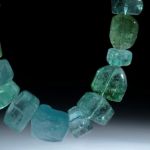 Turmalin Brasilien, handgeschliffenes Collier