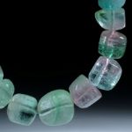 Turmalin Brasilien, handgeschliffenes Collier