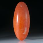Edelkoralle, ovaler Cabochon ca.60x25.5x10mm