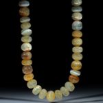 Opalkatzenauge Brasilien, handgeschliffenes Collier