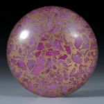 Rubin in Bronzematrix, mit poliertem Bergkristall