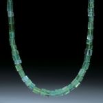 Turmalin Afghanistan, Collier aus naturbelassenen Kristallen