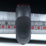 Karbon Spannring mit Turmalin 3.32 ct.