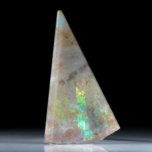 Edelopal, Andamooka unbehandelt, Dreieckform