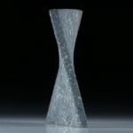 Hämatit, Eisenerz, Viereck in Torsion geschliffen, 43x43x4mm