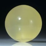 Beryll-Katzenauge Cabochon rund 31.67ct.  ca.20.5x20.5x11.5mm