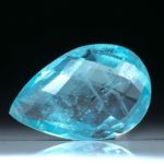 Aquamarin Tropfen 18.85ct. 24x16x9mm