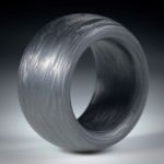 Karbonring parallele Form, innen und aussen bombiert, Breite 15.5mm