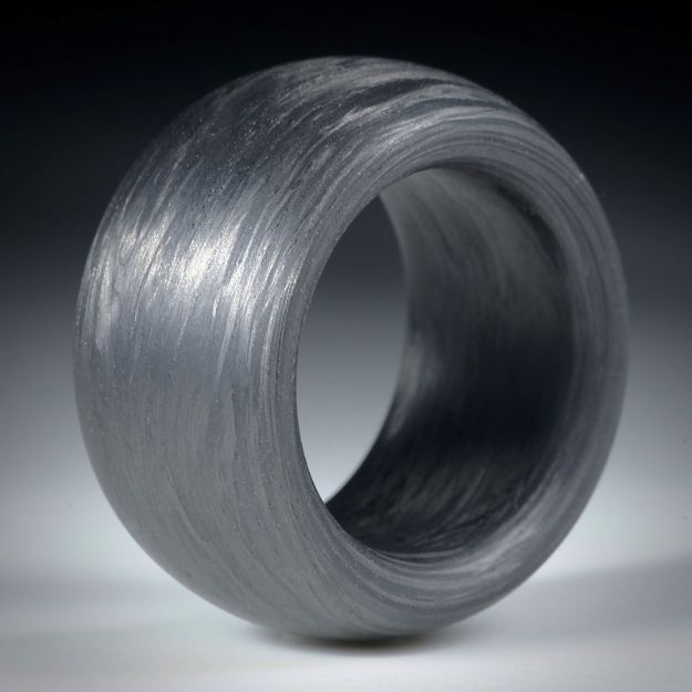 Karbonring parallele Form, innen und aussen bombiert, Breite 15.5mm