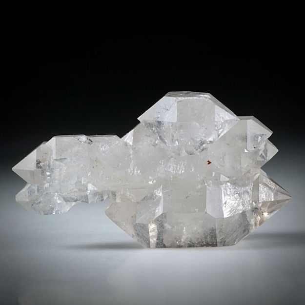 Bergkristall Doppelender (China) ca.47x26x20mm