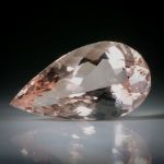 Morganit Tropfen facettiert 14.34ct. 23.5x13x9mm