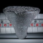Hämatit stabilisiert, handgeschliffener Steinring mit gespaltener Tafelfläche