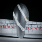 Kieselstein Ring mit Quarzlinien, im Verlauf geschliffen und hoch bombiert, Innendurchmesser 18.1mm