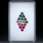 Turmaline, rund facettiert 16 Stk. 3.91ct. Durchmesser ca. 4mm