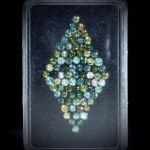 Turmaline, rund facettiert, 5.7ct. Durchmesser ca. 2.5mm