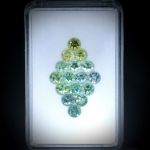 Turmaline, rund facettiert 6.88ct. Durchmesser ca. 4.8mm,  16 Stk.