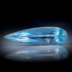 Santa Maria Aquamarin 4.46ct.  Tropfenform facettiert ca.22x6.5x6mm