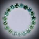 Turmalin Lot 3.68ct. 19 runde Steine 3.7mm Durchmesser