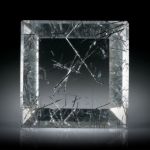 Turmalinquarz 62.26ct. Spiegelschliff Quadrat ca.28x28x7.9mm